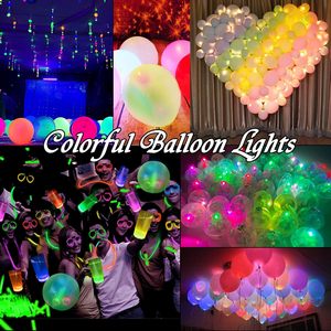 100 Pezzi Luci LED Multicolore per Palloncini, Mini Luci Lampeggianti Arcobaleno per San Valentino, Eventi, Feste di Compleanno - Product Image 6
