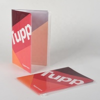 Carpeta de presentación A5 Carpeta de archivos de expansión de informe de libro transparente de PP personalizado con bolsillos de plástico y bolsa con cremallera
