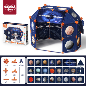 Koala Diary Customizable Indoor Play Kit Space Station Building Block <strong>Set</strong> for Kids with Connecting Sticks and Balls - Product Image 5