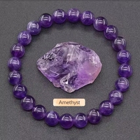 Pulsera de Moda Hecha a Mano con Cuentas de Apatita y Piedra Solar de 8mm, Pulsera de Piedra de Ágata de Cristal