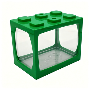 Aquarium multifonctionnel en blocs de construction pour poissons Betta et petits reptiles, mini-aquarium empilable facile à installer pour la décoration de la maison - Product Image 5