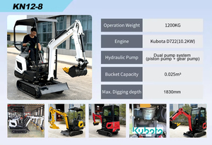 <span class=keywords><strong>Mini</strong></span>-excavatrice de 1,2 tonne avec moteur Kubota EPA, fournisseur chinois, pour la récolte de pommes de terre, <span class=keywords><strong>mini</strong></span>-excavatrices d'<span class=keywords><strong>occasion</strong></span> à vendre au Canada - Product Image 6