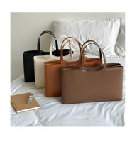 Sac fourre-tout en cuir PU pour femme, grande capacité, sac à main à poignée supérieure, sac à bandoulière pour le bureau, sacoche professionnelle quotidienne, logo personnalisé