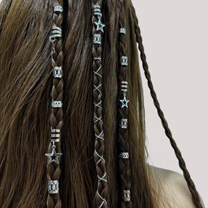 <span class=keywords><strong>SHEIN</strong></span>-Extensions de cheveux creuses avec anneaux en fer, accessoires de <span class=keywords><strong>perruque</strong></span> européenne et américaine, DIY, 36/40 pièces - Product Image 1