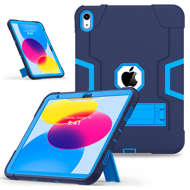 New Factory Kickstand Case Rugged Shockproof Hard Plastic Cover Compatible for iPad 11th Generation