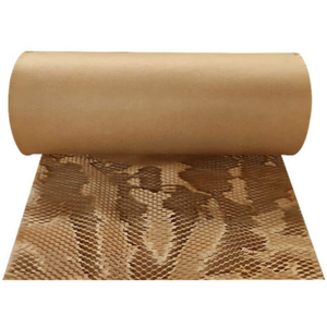 蜂窝缓冲包装纸环保牛皮纸穿孔包装卷可生物降解完全可回收用于包装移动 - Product Image 3