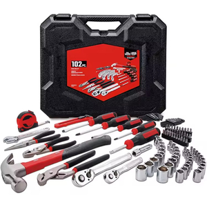 Juego de Destornilladores Profesionales 10 en 1, Juego de Llaves de Trinquete Mecánicas, Juego de Herramientas de Mano en Caja de Plástico - Product Image 1