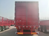 Fabricant chinois 30-80T boîte Semi remorque Van Type boîte chargeur conteneur camion remorque en Stock