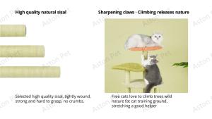 <span class=keywords><strong>Edora</strong></span> durevole Multi-funzionale Indoor gatto Skypost gatto gatto arrampicata nido e salto piattaforma fiore Pet letto torre - Product Image 4