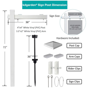 Poteau de signalisation immobilière en PVC de 72 pouces de haut pour la vente Poteau <span class=keywords><strong>à</strong></span> <span class=keywords><strong>louer</strong></span> Enseignes portes ouvertes pour l'<span class=keywords><strong>immobilier</strong></span> - Product Image 5