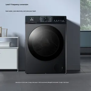 Cross-biên giới xuất khẩu thép không gỉ điện biến tần Trống máy giặt 8kg 10kg 12kg năng lực cho Tiếng Anh/CHÂU ÂU/trung tâm - Product Image 3