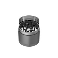 Grinder à herbes en aluminium 40 mm avec logo personnalisé, 4 pièces, portable, durable, accessoires de fumage bon marché, vente en gros