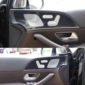 Cubierta embellecedora de panel de engranajes para salpicadero de coche de fibra de carbono para <span class=keywords><strong>MERCEDES</strong></span> BENZ GLE <span class=keywords><strong>GLS</strong></span> 2019 2020 2021 2022 v167 x167 c167 estilo modificar - Product Image 5
