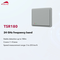 Courbe de mesure de vitesse multi-voies 24Ghz Avertissement de conduite illégale Capture du capteur radar multi-voies