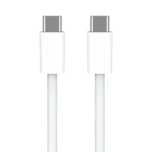Factory outlet C type C TPE fast charging cable to 5 v 3 a 60 w white PD usb - C mobile computer cable
