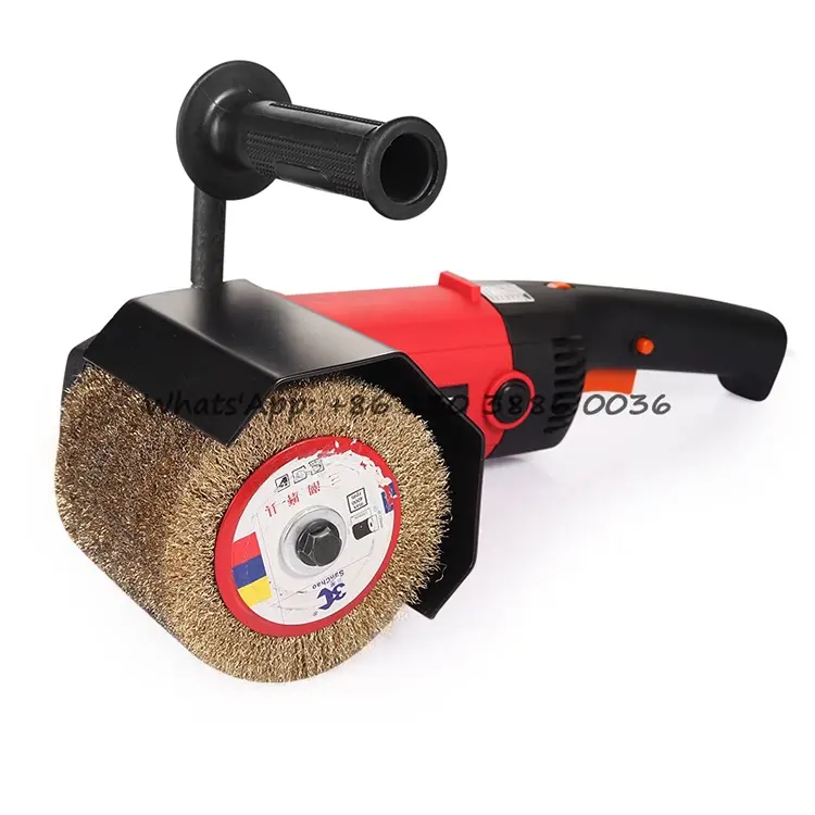 Handheld 1400W Adjustable Speed Polisher Electric Wire Drawing Machine for Metal Wood Stainless Paint Removing Polishing