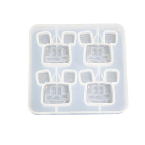 Molde <span class=keywords><strong>de</strong></span> Silicona para Resina, Diseño <span class=keywords><strong>de</strong></span> <span class=keywords><strong>Mickey</strong></span> con Cabeza <span class=keywords><strong>Cuadrada</strong></span> y Espejo, para Hacer Colgantes <span class=keywords><strong>de</strong></span> Cristal DIY - Product Image 1