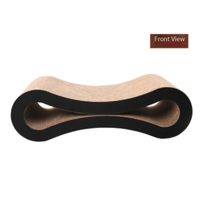 Griffoir pour chat d'intérieur à 4 niveaux, en carton et papier, emballé en gros, durable, mignon, blanc, moderne, classique et écologique
