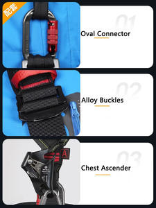 Cinto de Segurança de Corpo Inteiro XINDA com Certificação CE, Poliéster de Alta Resistência e Ascensor para Trabalhos em Altura na Construção Civil - Product Image 6