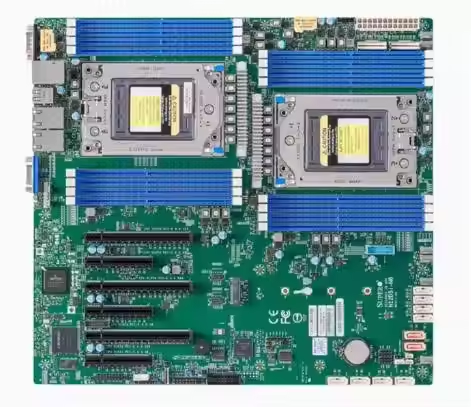 Used Original Super Micro H12DSi-N6 Mainboard Dual Socket SP3 EPYC 7003 7002 CPU PCIe 4.0 M.2 Server Motherboard H12DSi-N6