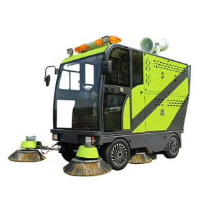 Shandong Changhong Road <b>Sweeper</b> <b>Electric</b> Full Enclosed Driver Operated For Factory Property Municipal Road Cleaning - Product Image 4