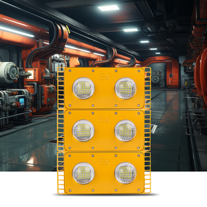 Neues Design Günstiger 200W LED Explosionsgeschützter Flutlichtstrahler IP66 Gelb EX Plosion Tri-Proof Leuchte - Product Image 2