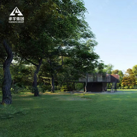 Casa Prefabricada de Dos Pisos, Estructura de Acero Modular de Instalación Rápida, Villa de Lujo, Cabaña, Casa Pequeña Portátil Lista para Enviar