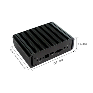 Caja de Control de PCB Mecanizada por CNC con Carcasa de Disipador de Calor de Aluminio Extruido Personalizado, Carcasa IP54 - Product Image 6
