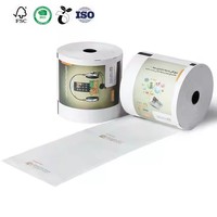 Préimpression personnalisée des billets de cinéma préimpression du rouleau de papier thermique papier thermique ATM 57x50 papier thermique 57mm 50mm imprimé au dos