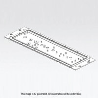 Module RF à faible perte, pièces en alliage d'aluminium de précision, service d'usinage CNC 5 axes, pièces métalliques à haute conductivité thermique