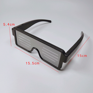Custom Logo Flashing Led El <strong>Glasses</strong> Wireless With Flashing Led Display Led <strong>Party</strong> <strong>Glasses</strong> - Product Image 5
