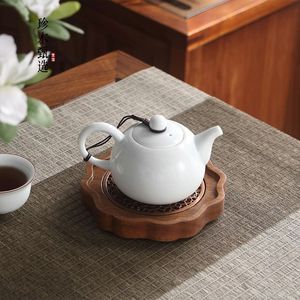 Solid Wood <b>Tea</b> <b>Tray</b> Irregular Shape Varnished Finish Easy To Clean For Dry Brewing Household Use - Product Image 3