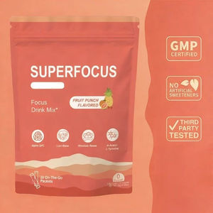 Integratore in Polvere OEM Focus al Gusto Lampone, con Criniera di Leone Biologica 1200mg, <span class=keywords><strong>L</strong></span>-Tirosina, Fosfatidilserina, Senza OGM - Product Image 3