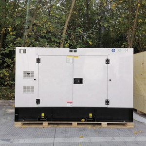 מופעל על ידי מנוע קאמינס 4 b3.9-g2 מושל חשמל 22kw 30kva 28kva מחולל דיזל שותקת סופר שקט עם כיסוי - Product Image 1