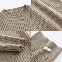 Conjunto de Suéter de Punto para Bebés, Otoño Invierno, Bonito, Sólido, de 3 Piezas, Jersey de Manga Larga, Gorro y Pantalones para Recién Nacidos