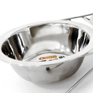 Double gamelle et mangeoire pour animaux en fer forgé, modèle YM2533, taille 27*15.5*6CM - Product Image 5