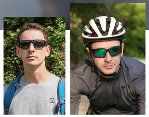 クラシックデザイン偏光サングラス男性女性ドライビングスクエアフレームサングラス男性女性屋外メガネUV400ファッションメガネ - Product Image 2