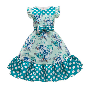 Nuevo Vestido Infantil para Fiesta, Vestido de Princesa con Estampado de Varias Capas para Niña de 2 Años, Vestido de Boda para Bebé - Product Image 4