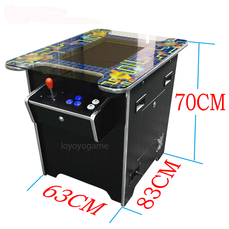 Bar bartesian cocktail machine jamma multi game table retro arcade cabinet two sides cocktail bartop table game machine