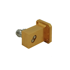 Chất lượng cao tùy chỉnh Ka O V ban nhạc RF Angled <span class=keywords><strong>90</strong></span> độ ống dẫn sóng để đồng trục Adapter - Product Image 4