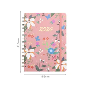 ZXX466 Custom Hard Cover Daily Weekly Planner Diary Journal Notebook Manufacture planner notebook