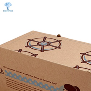 Kraft Paper Box for Food <b>Container</b>, Baking Food Disposable Kraft Box With Window - Product Image 3