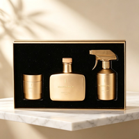 150ml 200ml Runde Flache Aromatherapie-Glasflasche Raumduft Mattiert Gold Schwarz Aromatherapie Ätherisches Öl Glasflasche Gläser