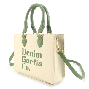 Bolso de Lona Mini Duradero al por Mayor para Mujer, Bolso de Mano Portátil de Moda con Asa Superior y Bandolera - Product Image 5