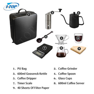 Juego de cafetera <span class=keywords><strong>Barista</strong></span> de la mejor calidad, juego de goteo de cafetera, juegos de té y café para regalo - Product Image 2