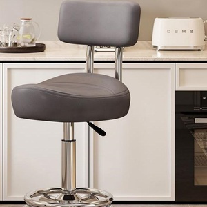 2025 New Saddle ChairBarber Shop Fashion Chair Movable With Backrest Beauty <b>Salon</b>, Bar Bar - Product Image 1