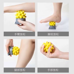 Nueva Bola de Acupresión Portátil de Silicona con Base para Relajación Muscular de Manos, Piernas y Cuerpo - Rodillo de Fascia Tipo Erizo (Durable) - Product Image 6