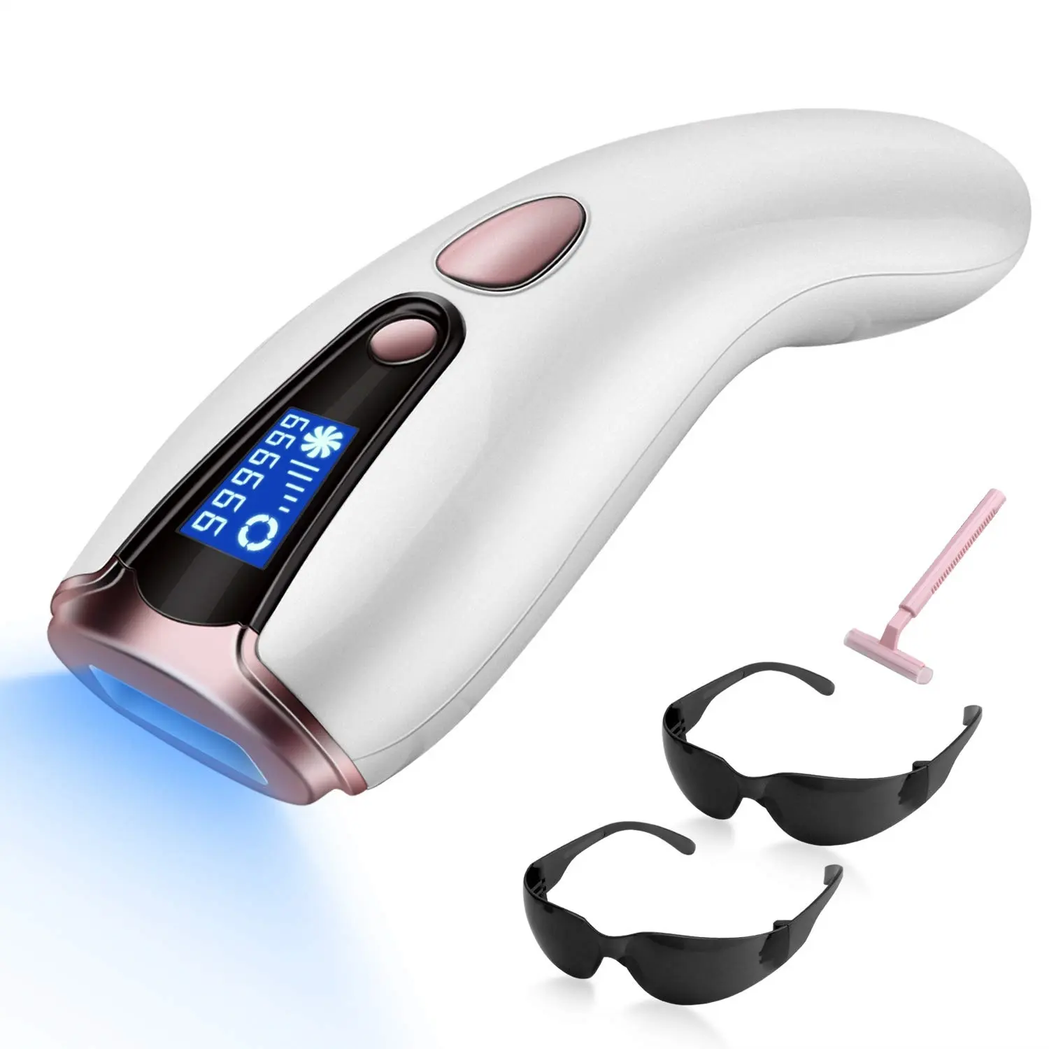 Home Portable Laser Epilator Painless Hair Remover Rechargeable Hair Removal Machine Laser Lady Shaver