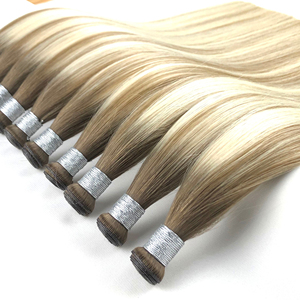 ต่อผมยอดนิยมประจำปี 2023 Genius Weft Hair Extensions Remy Genius Weft Hair Raw Hair Extensions - Product Image 1