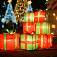 Lanterne de Noël personnalisée imperméable pour l'extérieur, idéale pour la décoration des parcs et des rues – Meilleure vente